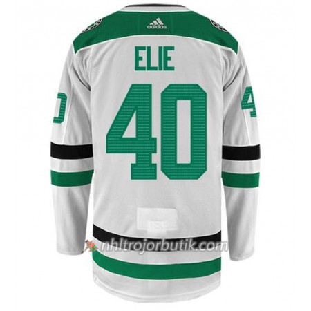 Män Ishockey Dallas Stars Tröja REMI ELIE 40 Adidas Vit Authentic